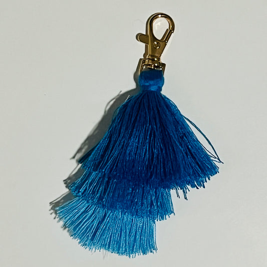 Tassell Keychain - Blue