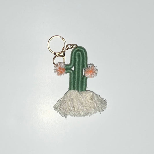 Cactus Keychain - Green